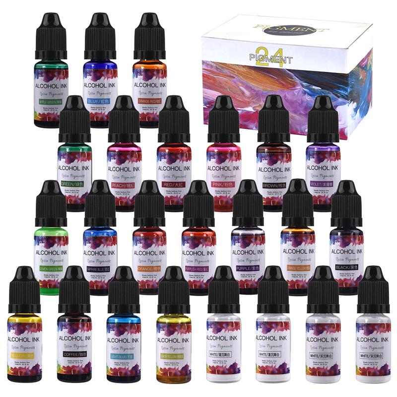 Epoxy Resin Pigments Kit DIY C - Watercolor Paint Set Solid Pigment review and price