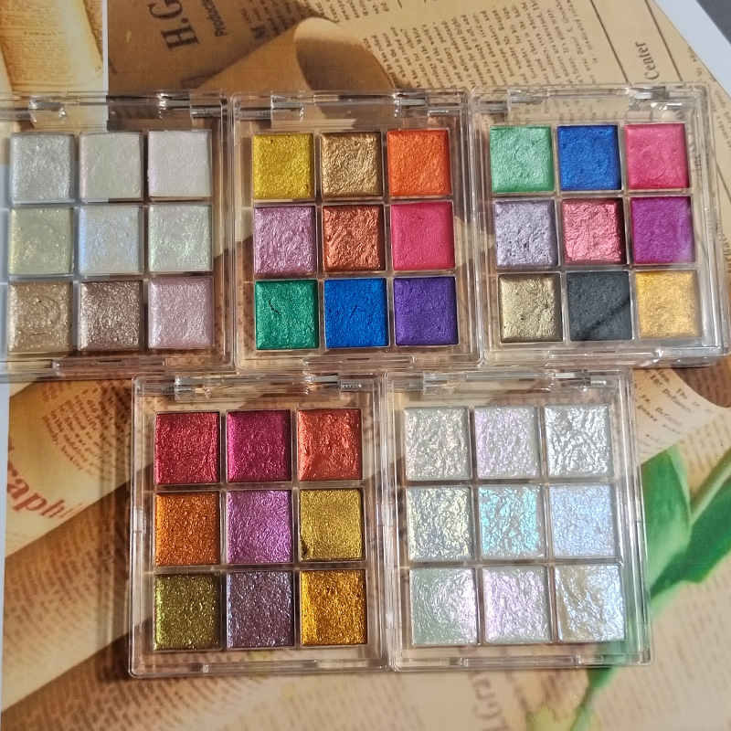 9 color Nail Solid Pigment Aur - Clear Silicone Stamps For Card Making review and price