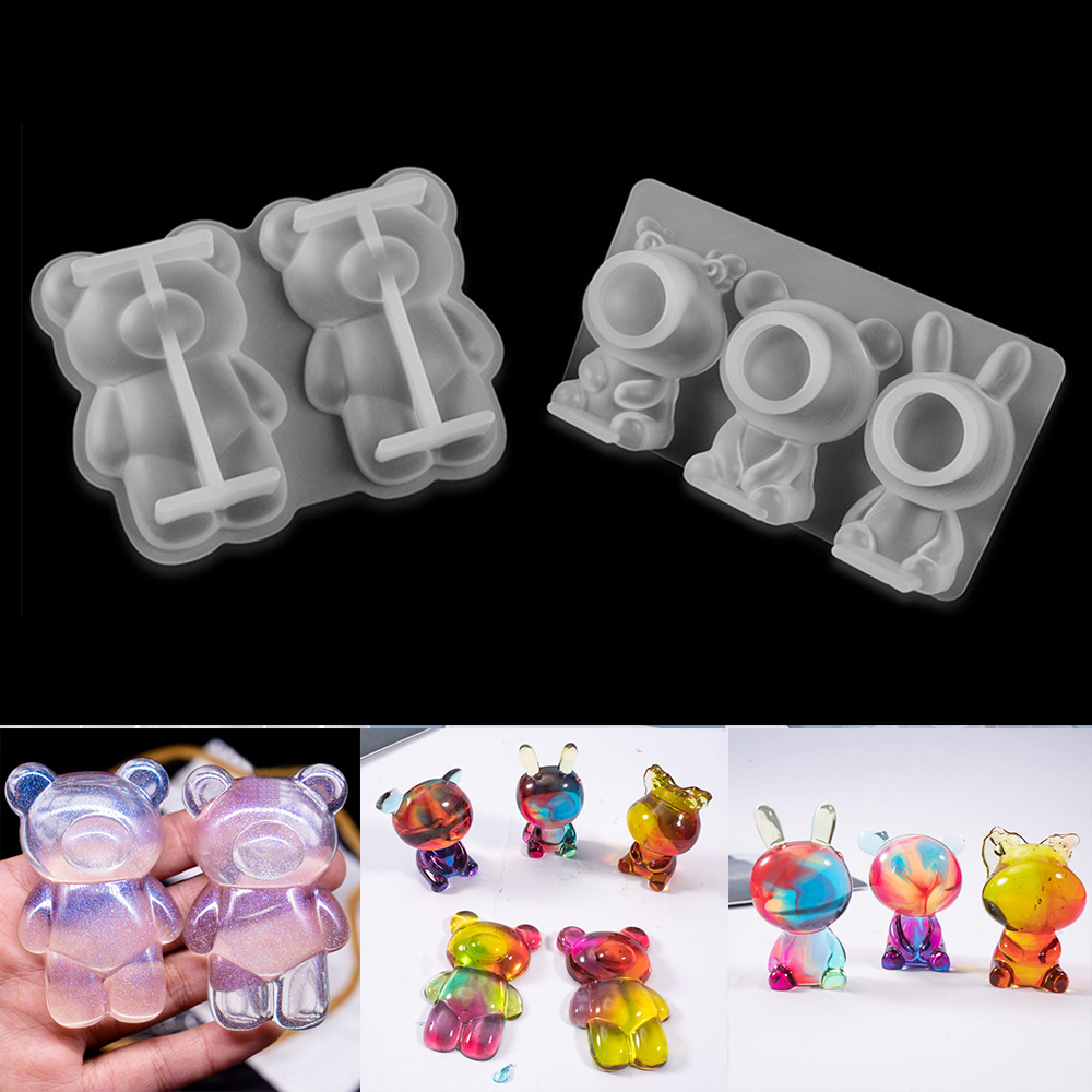 3D Cartoons Animal Doll Silico - Silicone Epoxy Resin Molds Set review and price