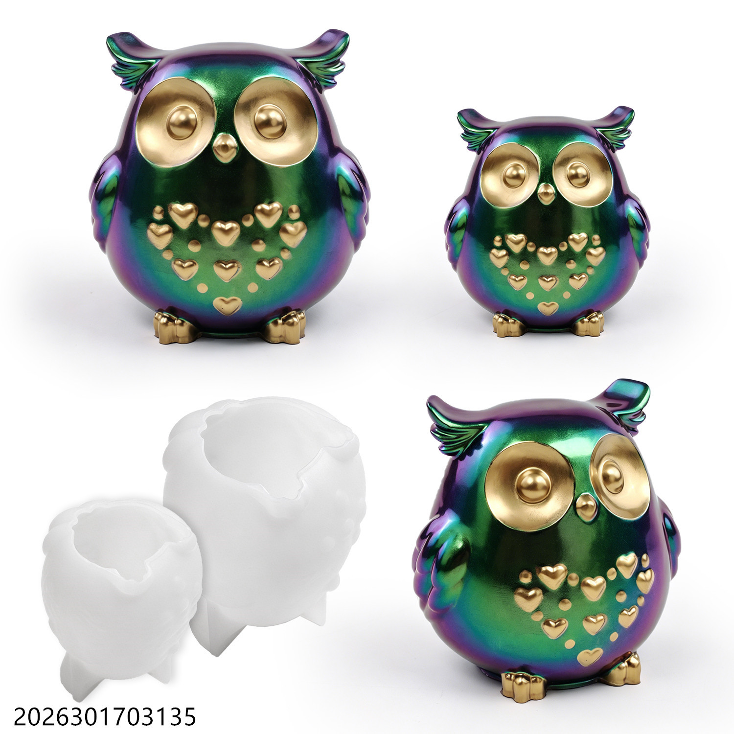 Owl Silicone Mold 3D Bird Shap - Clear Silicone Stamps For Card Making review and price