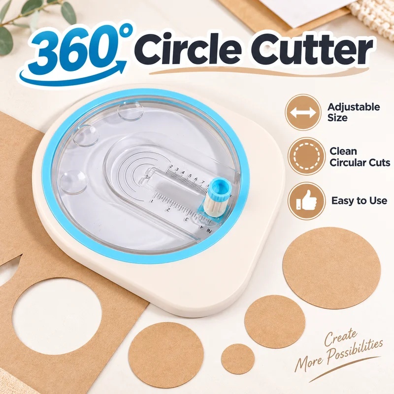 360° Rotating Circular Paper C - Clear Silicone Stamps For Card Making review and price