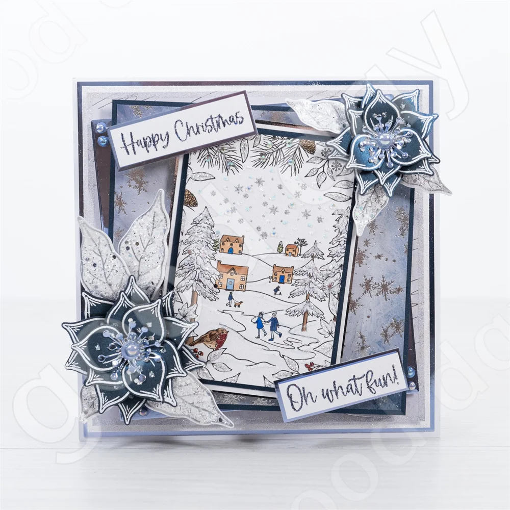 New Christmas Elk Snowflake Wr - Clear Silicone Stamps For Card Making review and price