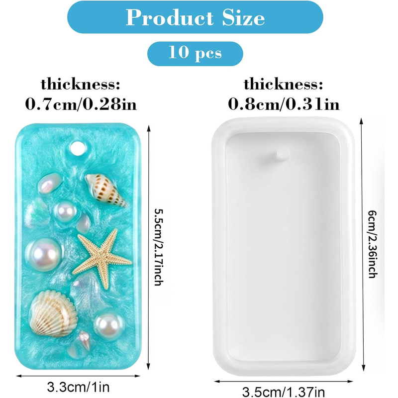 10Resin keychain jewelry casti - Silicone Epoxy Resin Molds Set review and price