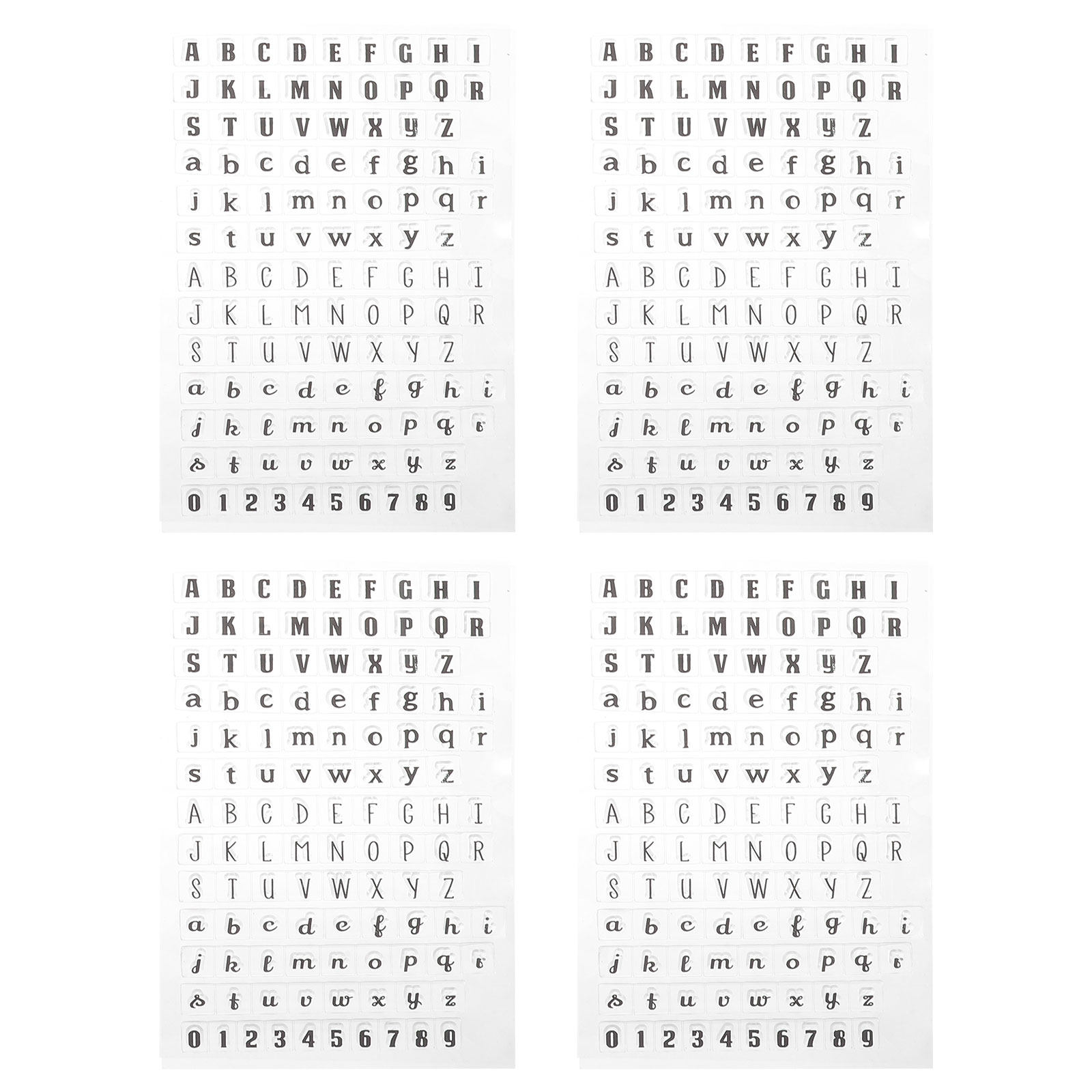 4 Pcs Clear Stamps for Journal - Clear Silicone Stamps For Card Making review and price