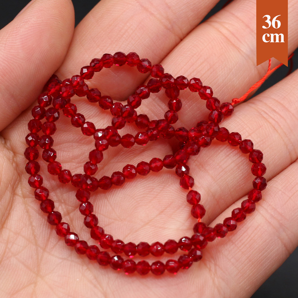 10 Strands Natural Red Spinel  - Glass Seed Beads 2Mm Jewelry Making review and price
