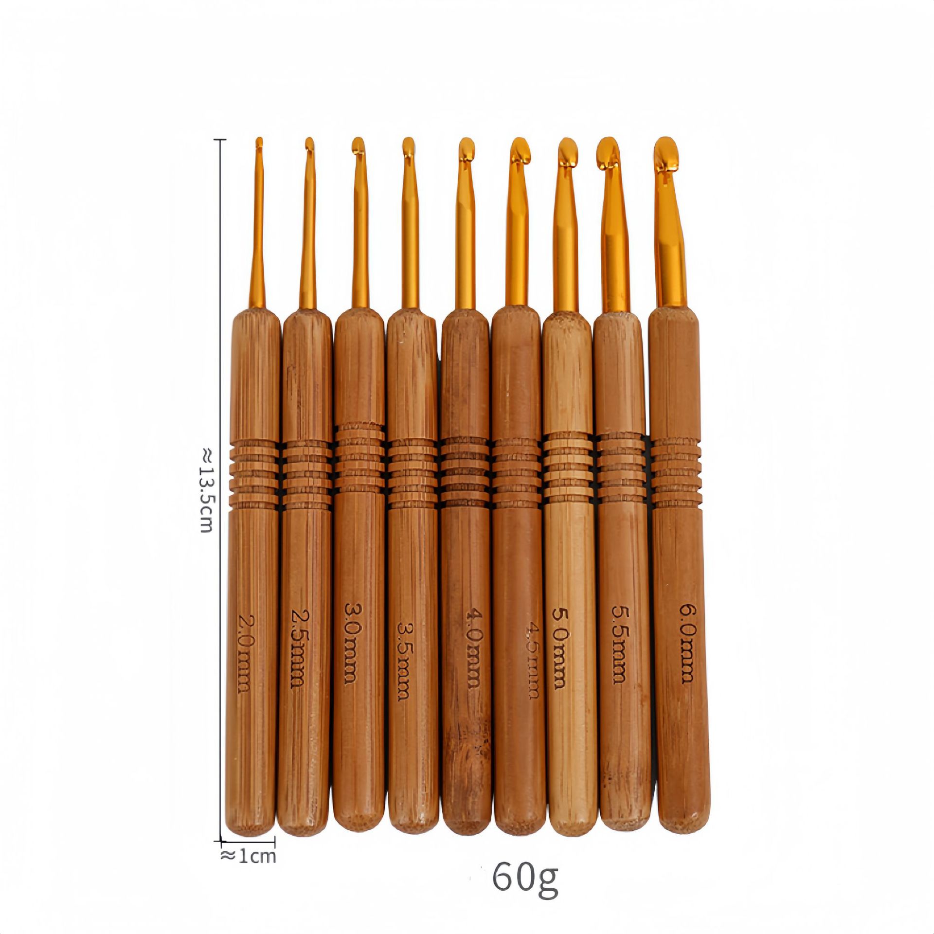 1pc Bamboo Wooden Handle Croch - Wooden Crochet Hooks Ergonomic Handle review and price